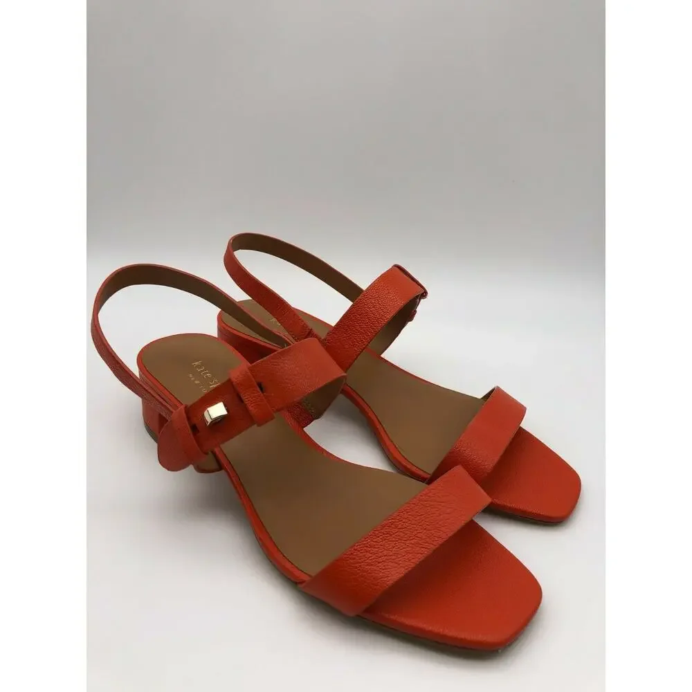 Kate Spade Lagoon Push Stud Women's Sandals Tamarillo Size 7.5B NEW